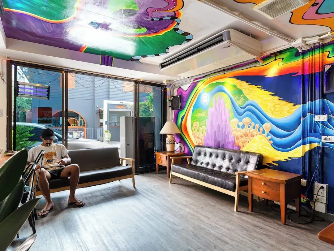 Lobby sitting area