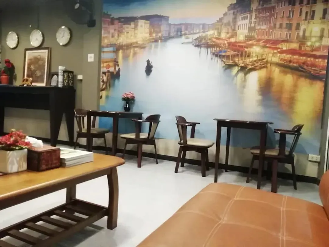 Lobby sitting area
