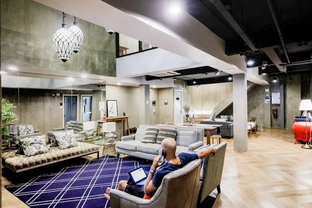 Lobby sitting area