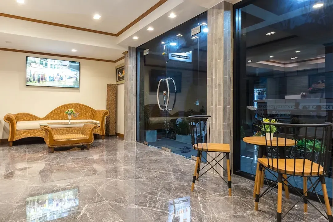 Lobby sitting area