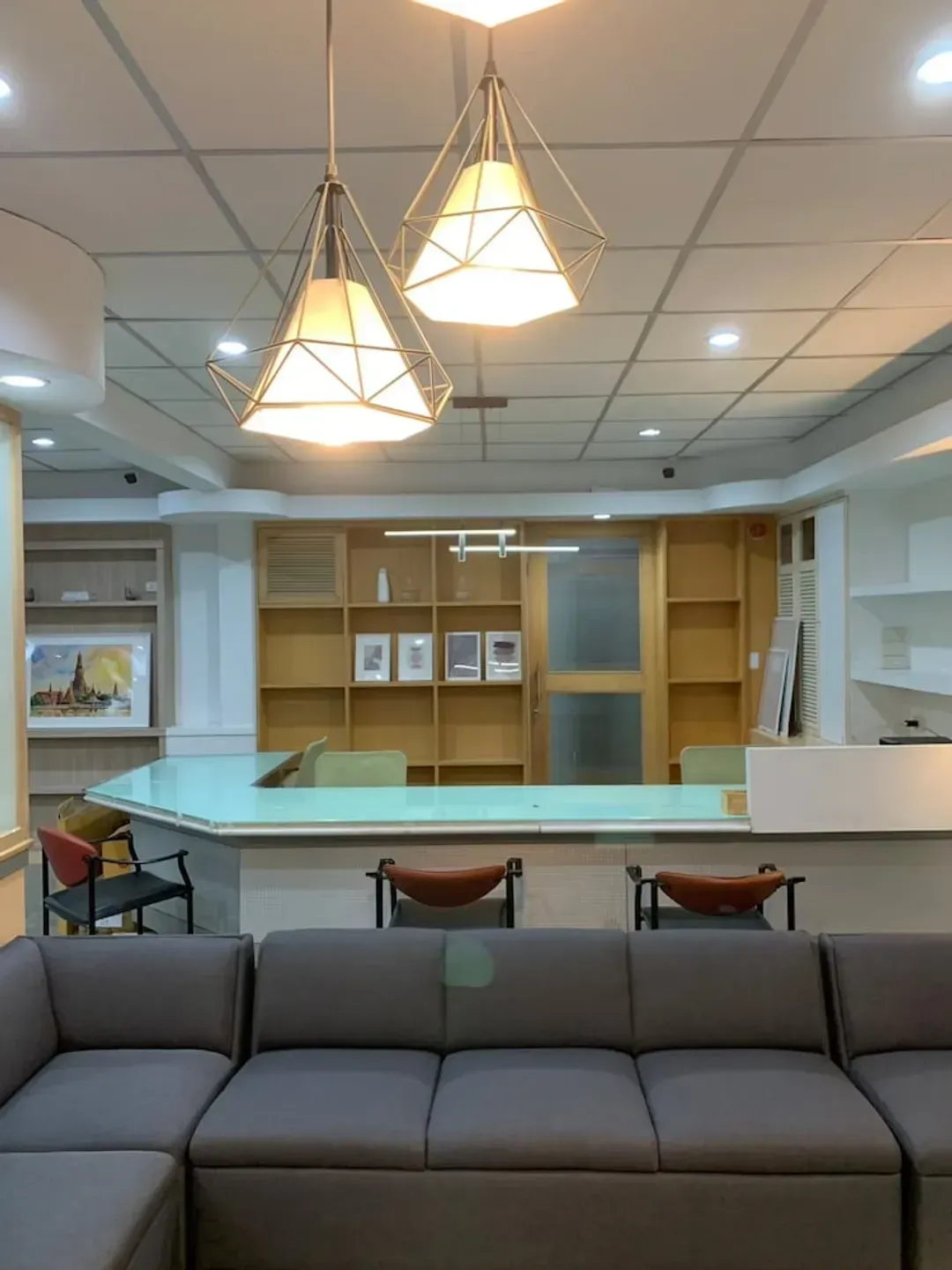 Lobby sitting area