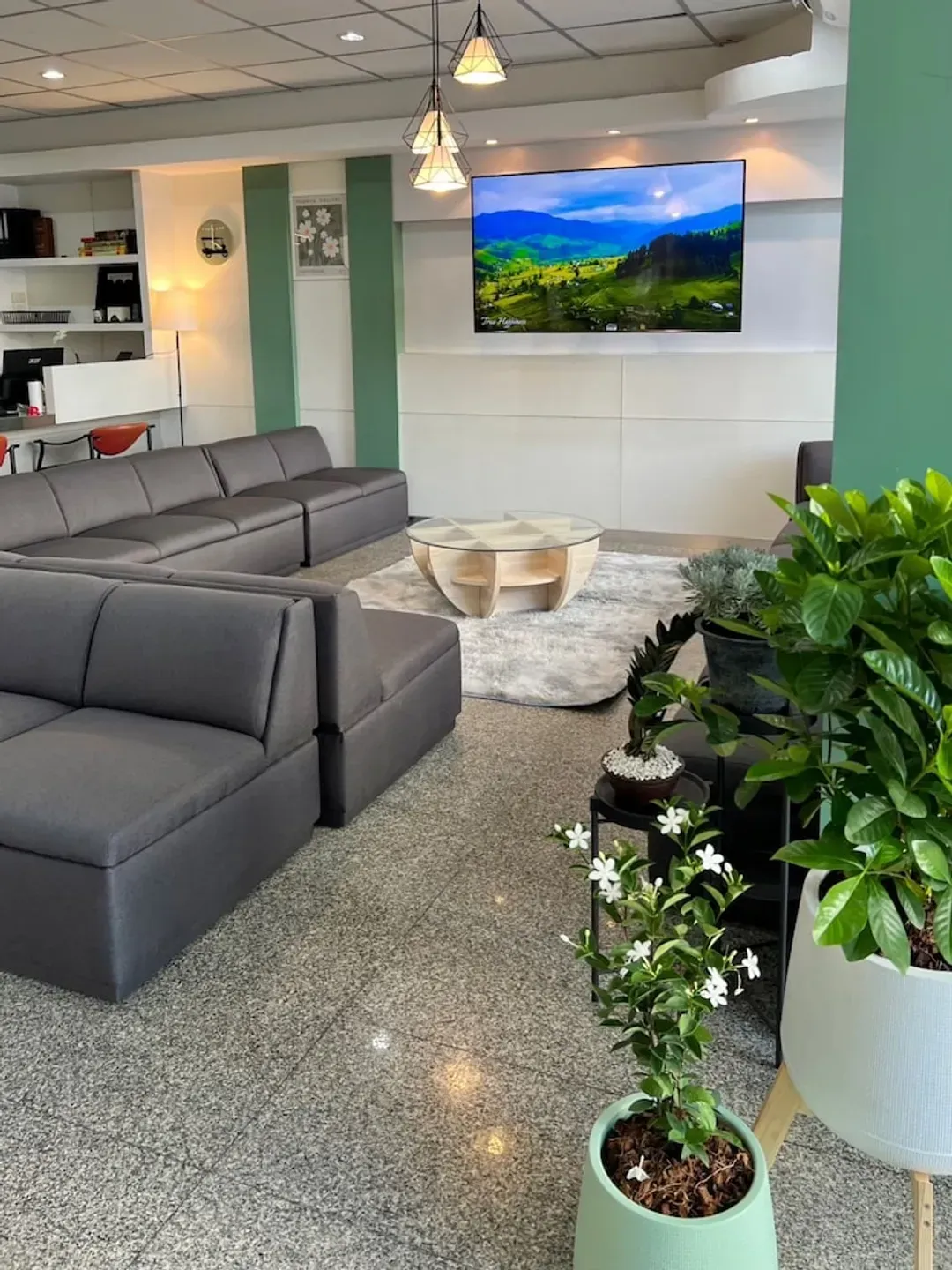Lobby sitting area