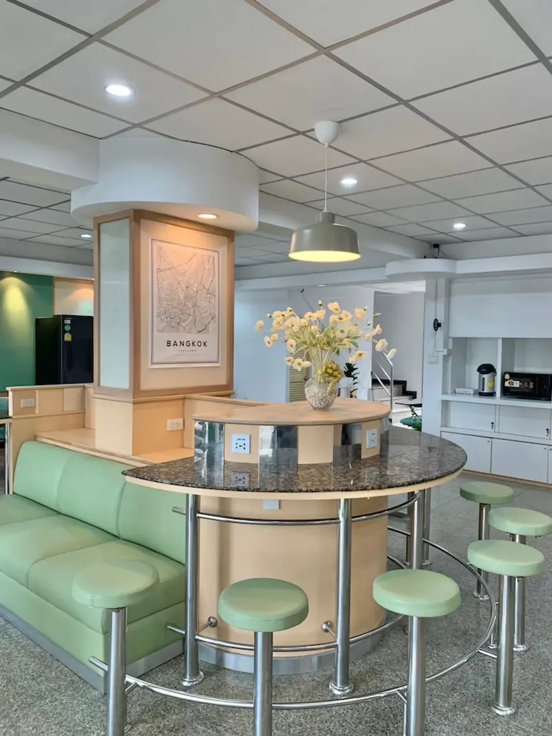 Lobby sitting area