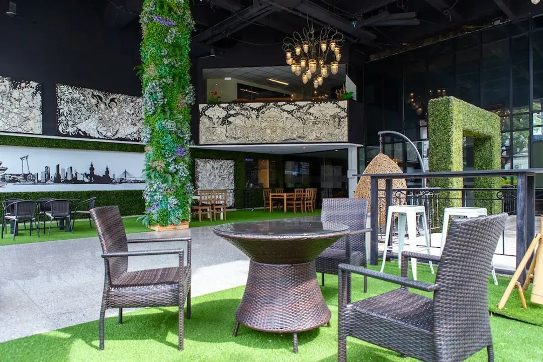 Lobby sitting area