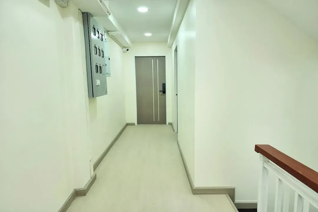 Interior entrance