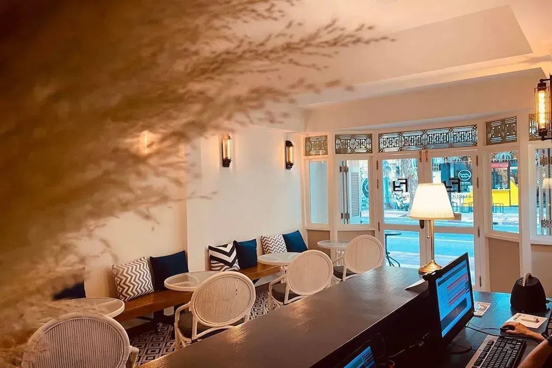 Lobby sitting area
