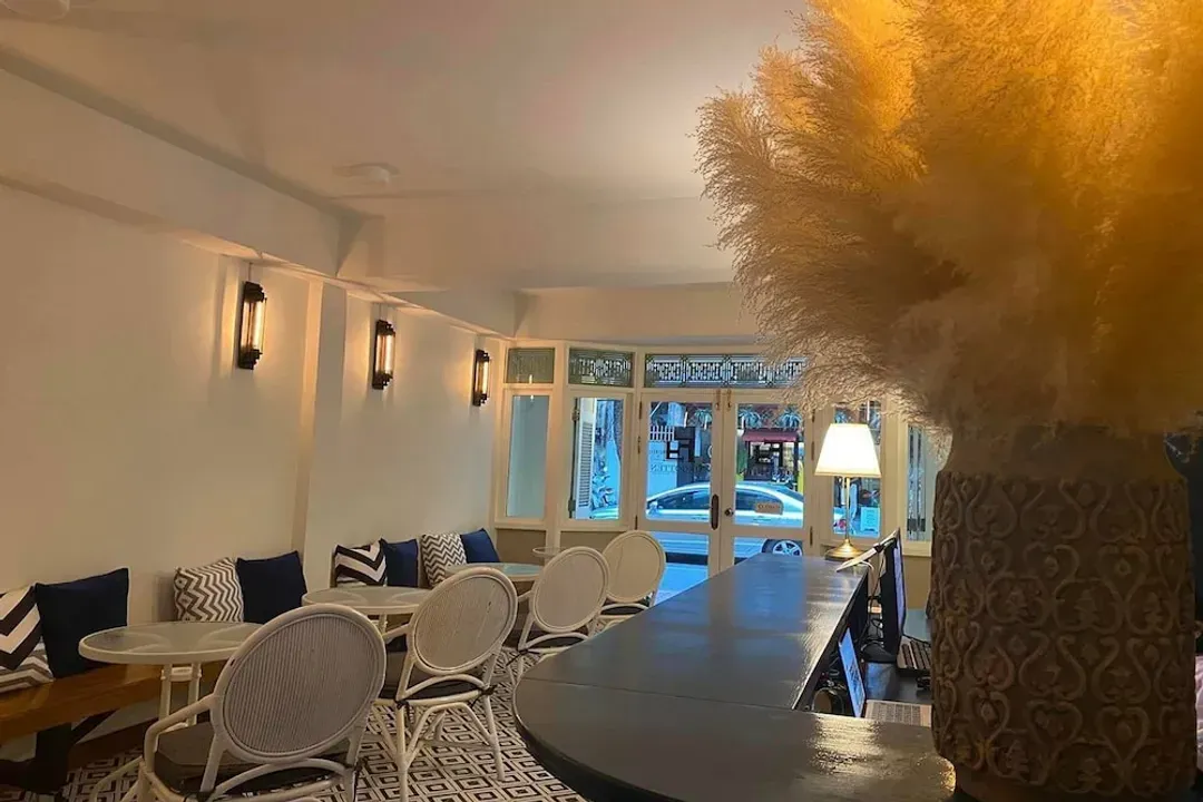 Lobby sitting area