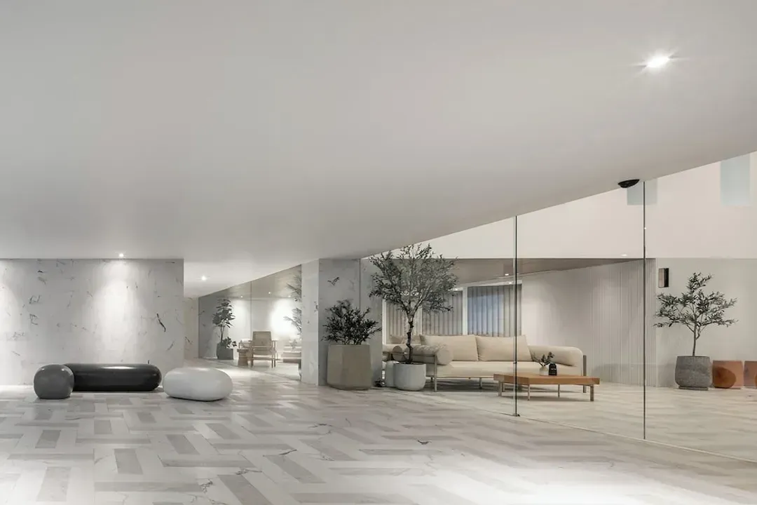 Lobby sitting area