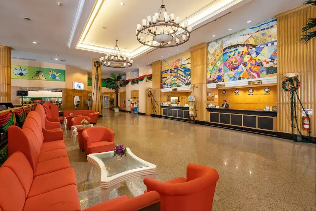 Lobby sitting area