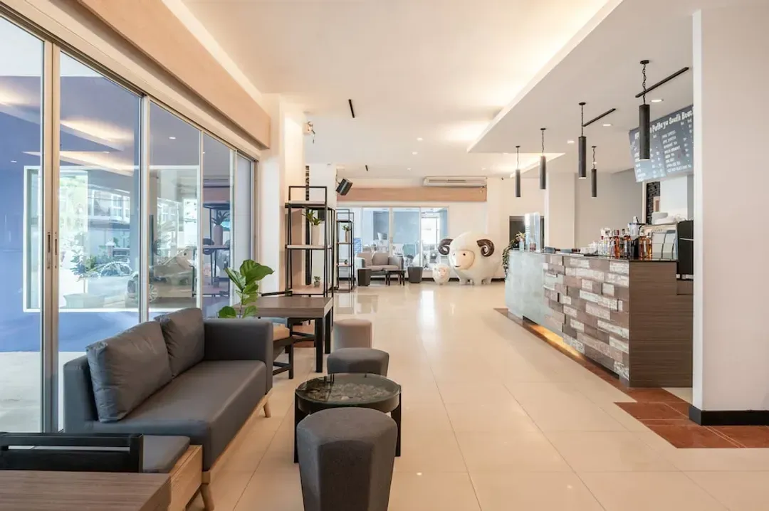 Lobby sitting area