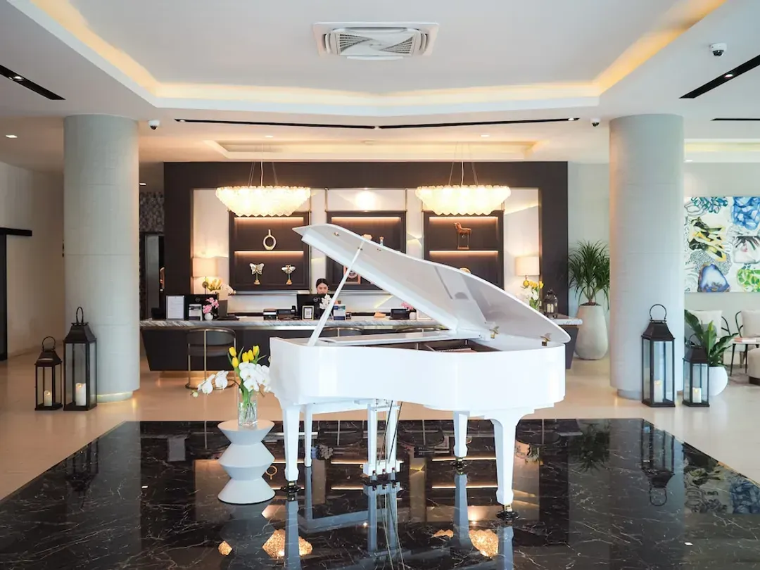 Lobby sitting area