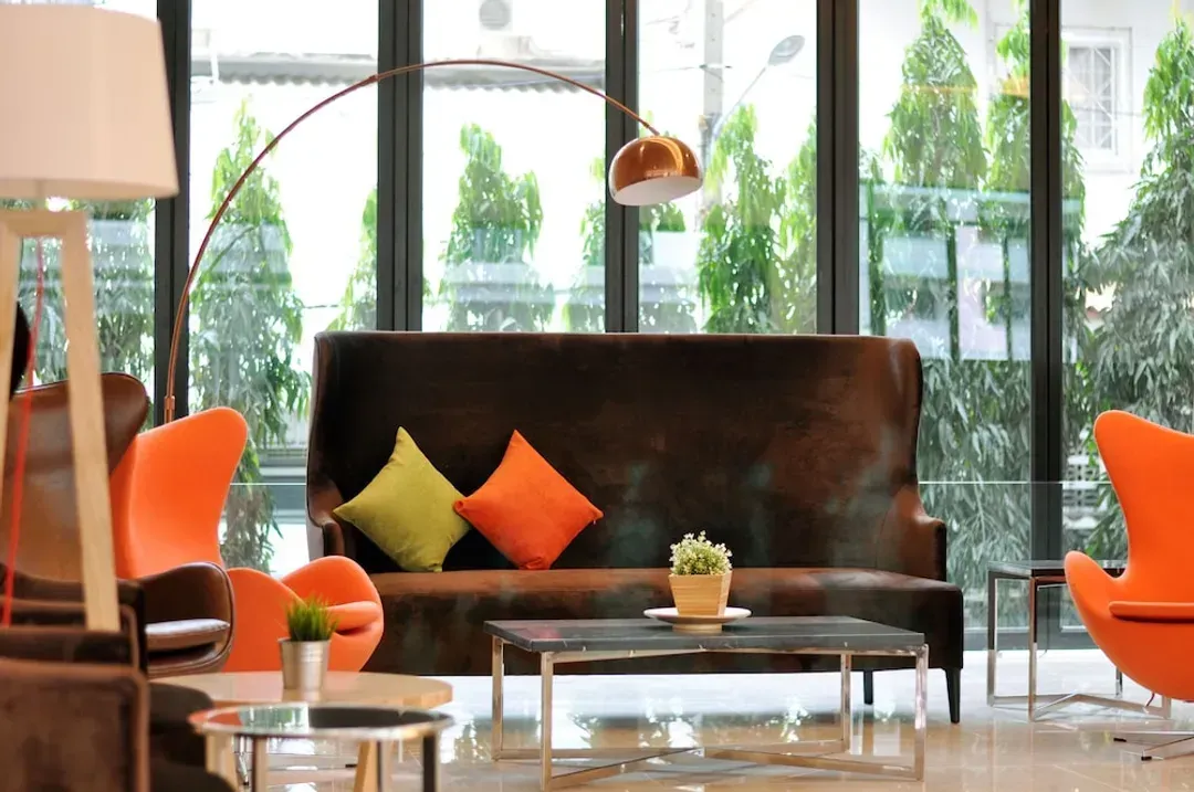 Lobby sitting area
