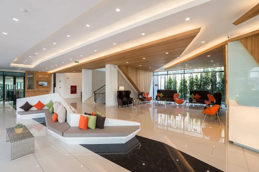 Lobby sitting area