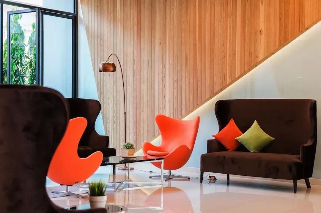Lobby sitting area