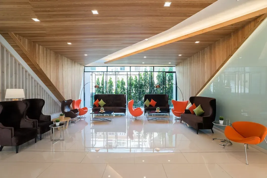 Lobby sitting area
