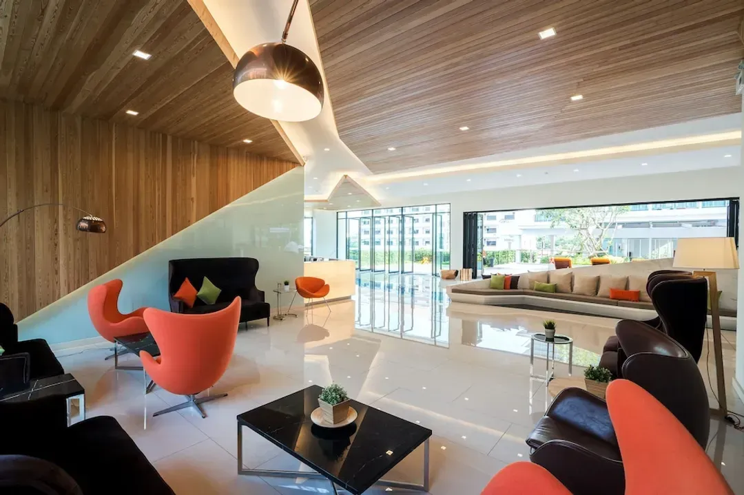 Lobby sitting area