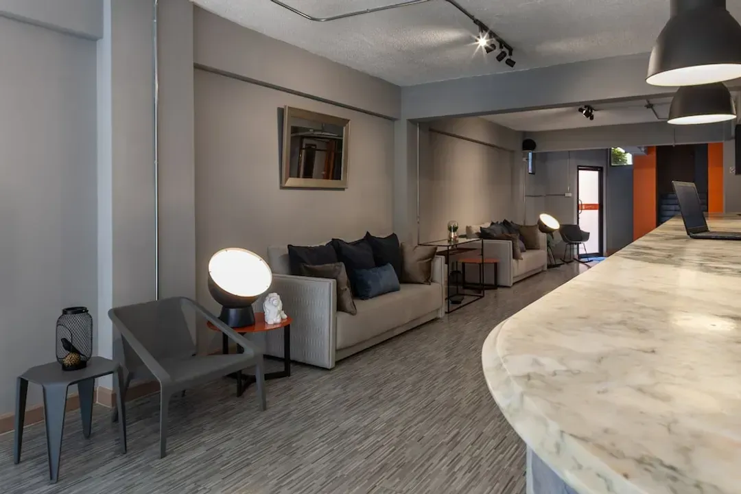 Lobby sitting area