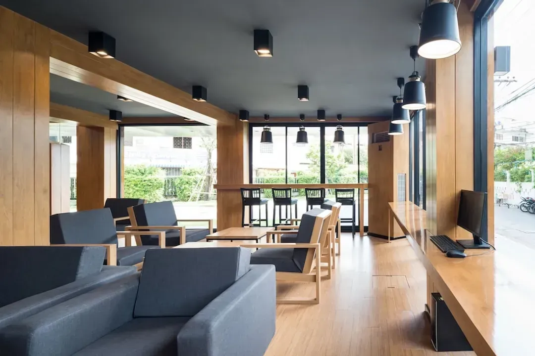 Lobby sitting area