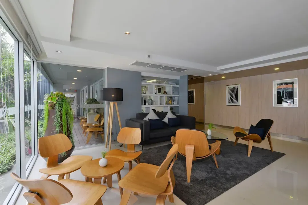 Lobby sitting area