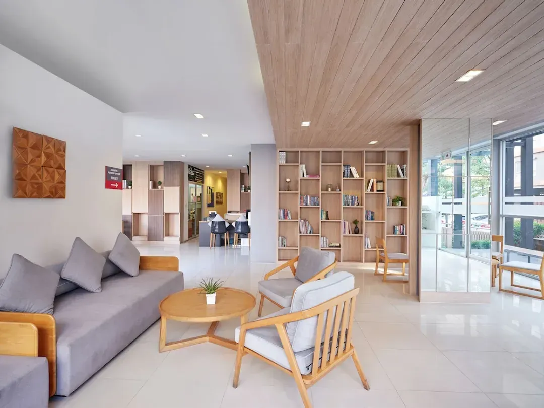 Lobby sitting area