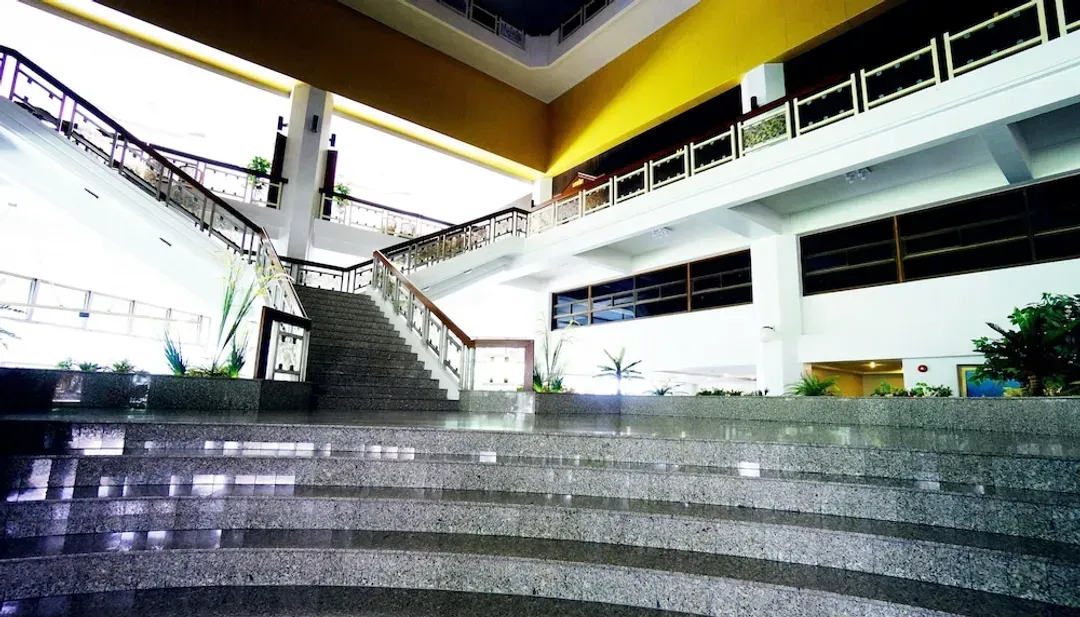 Interior entrance