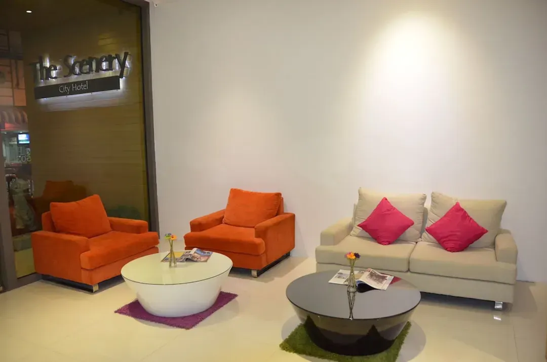Lobby sitting area