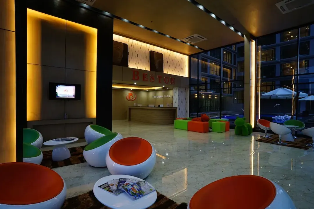 Interior entrance