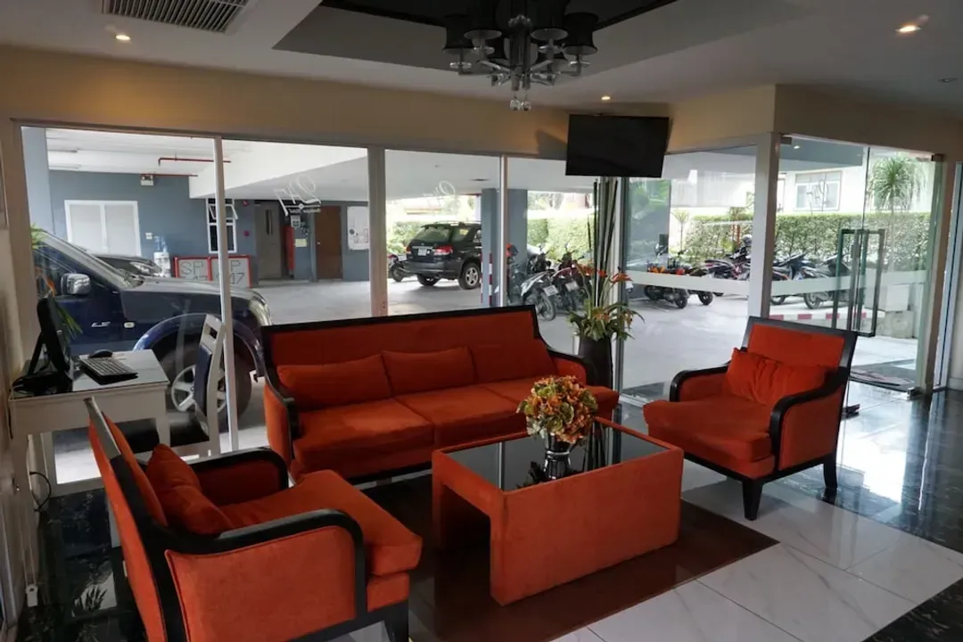 Lobby sitting area