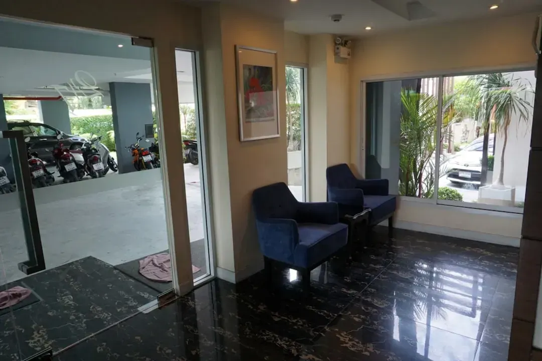 Interior entrance