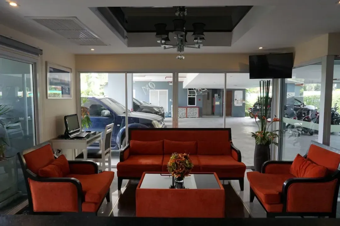 Lobby sitting area