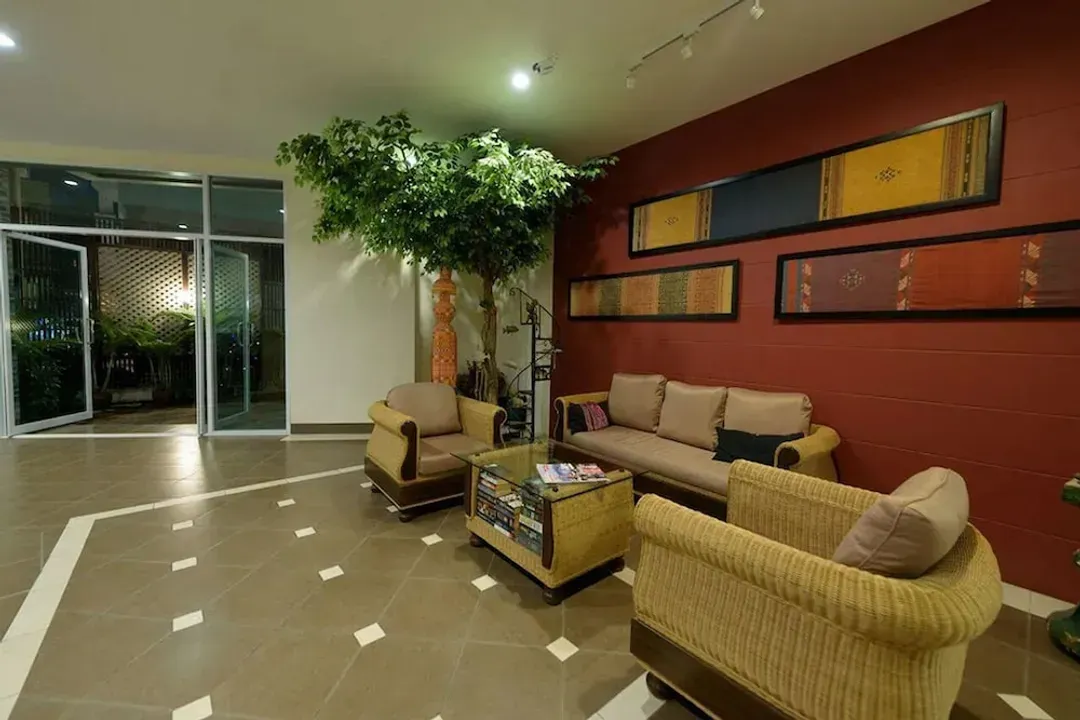 Lobby sitting area