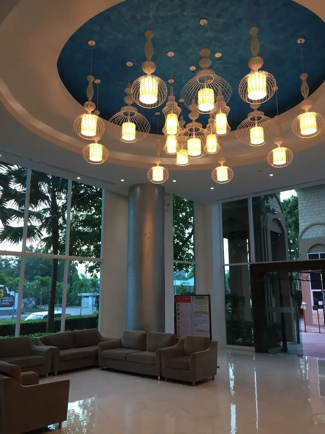 Lobby sitting area