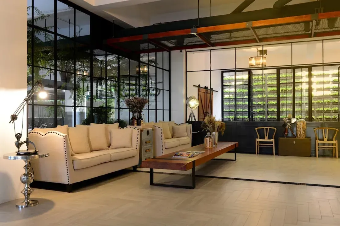 Lobby sitting area