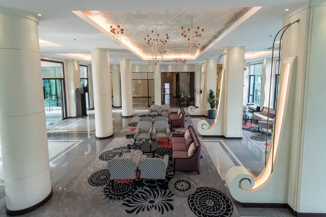 Lobby sitting area