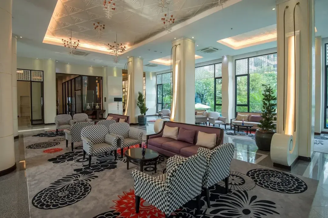 Lobby sitting area
