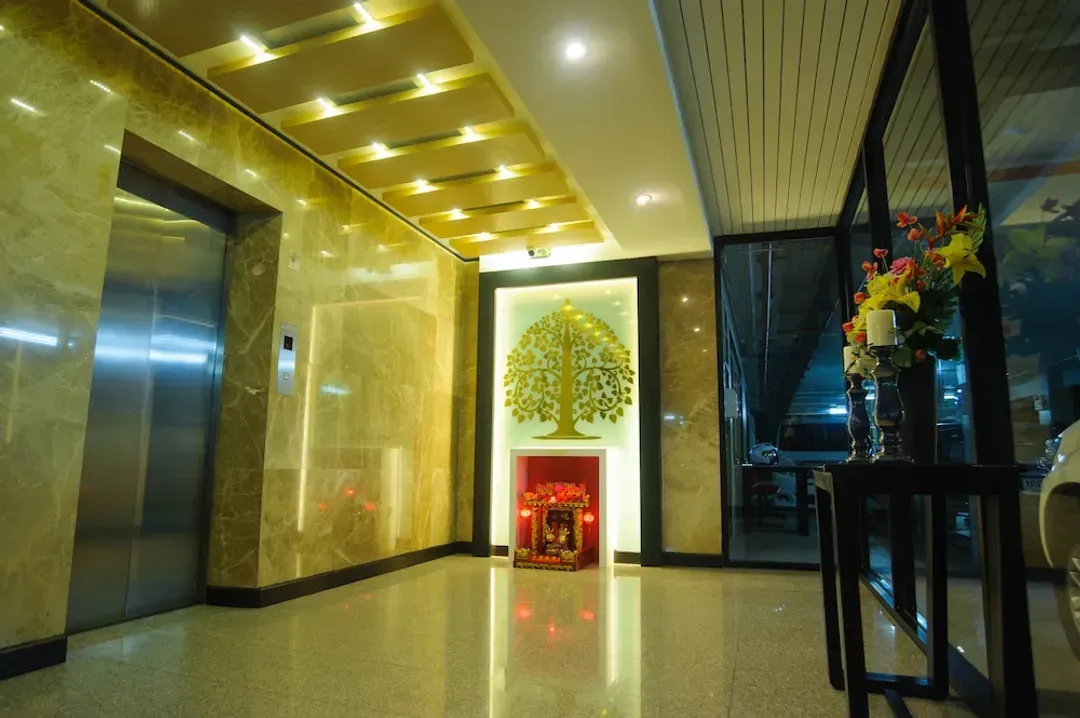 Interior entrance