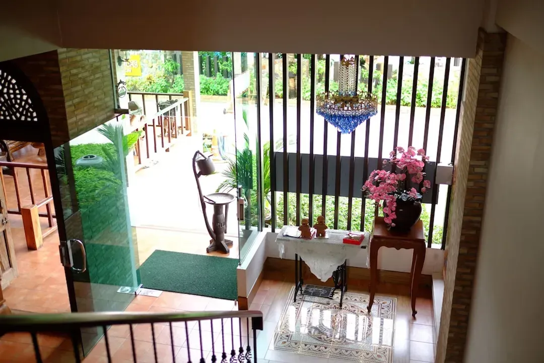 Interior entrance