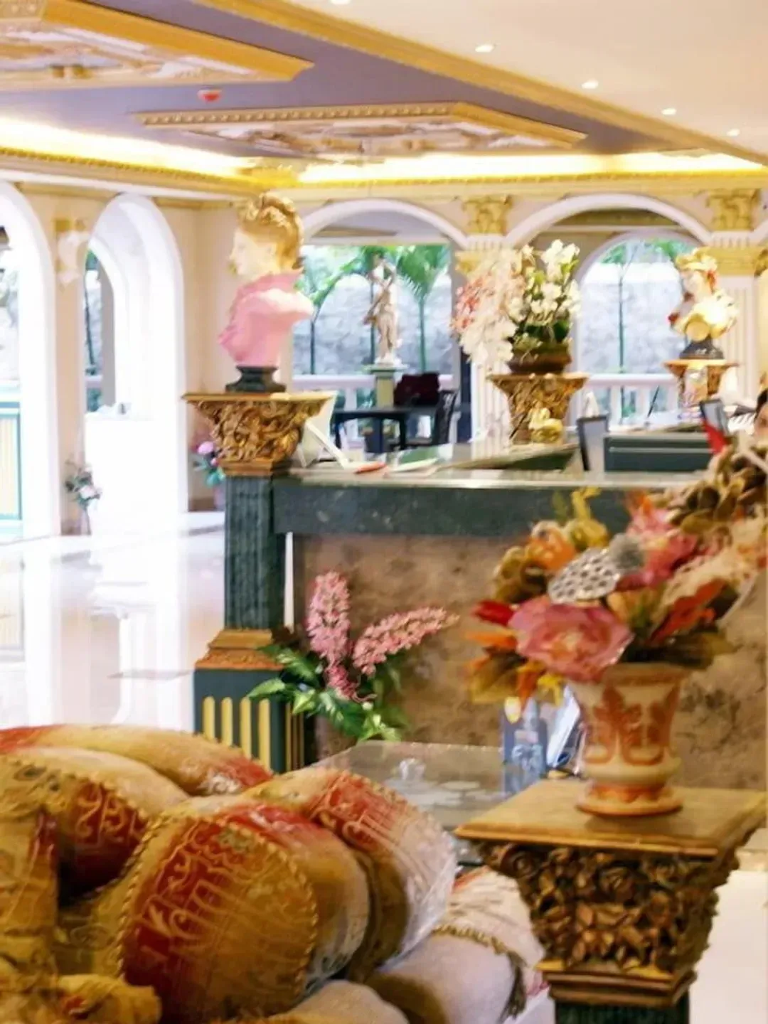 Lobby sitting area