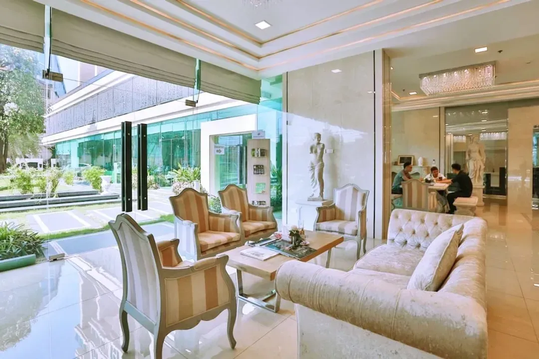 Lobby sitting area