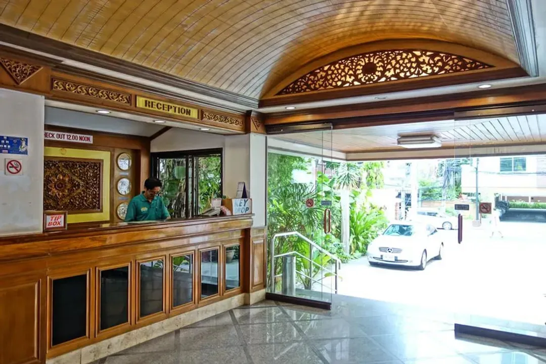 Interior entrance