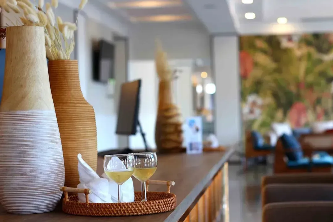 Lobby sitting area