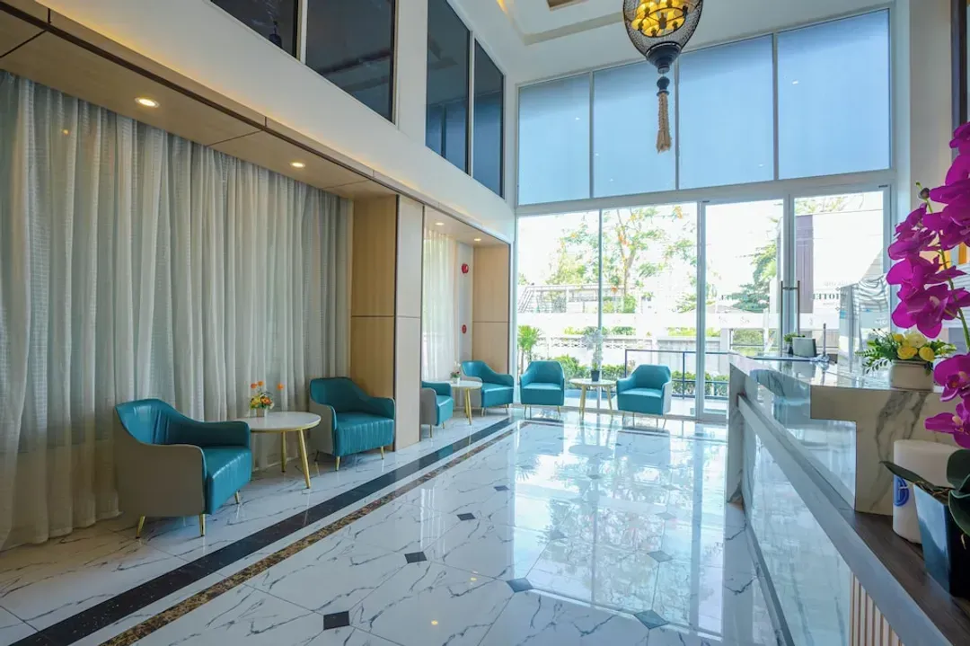 Lobby sitting area