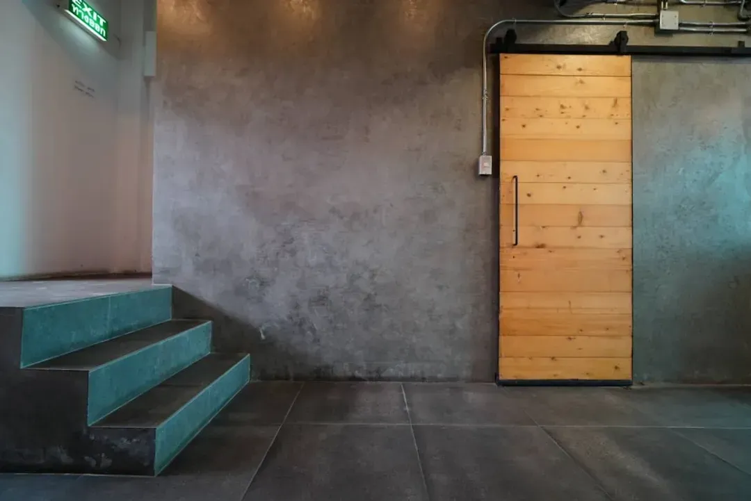 Interior entrance