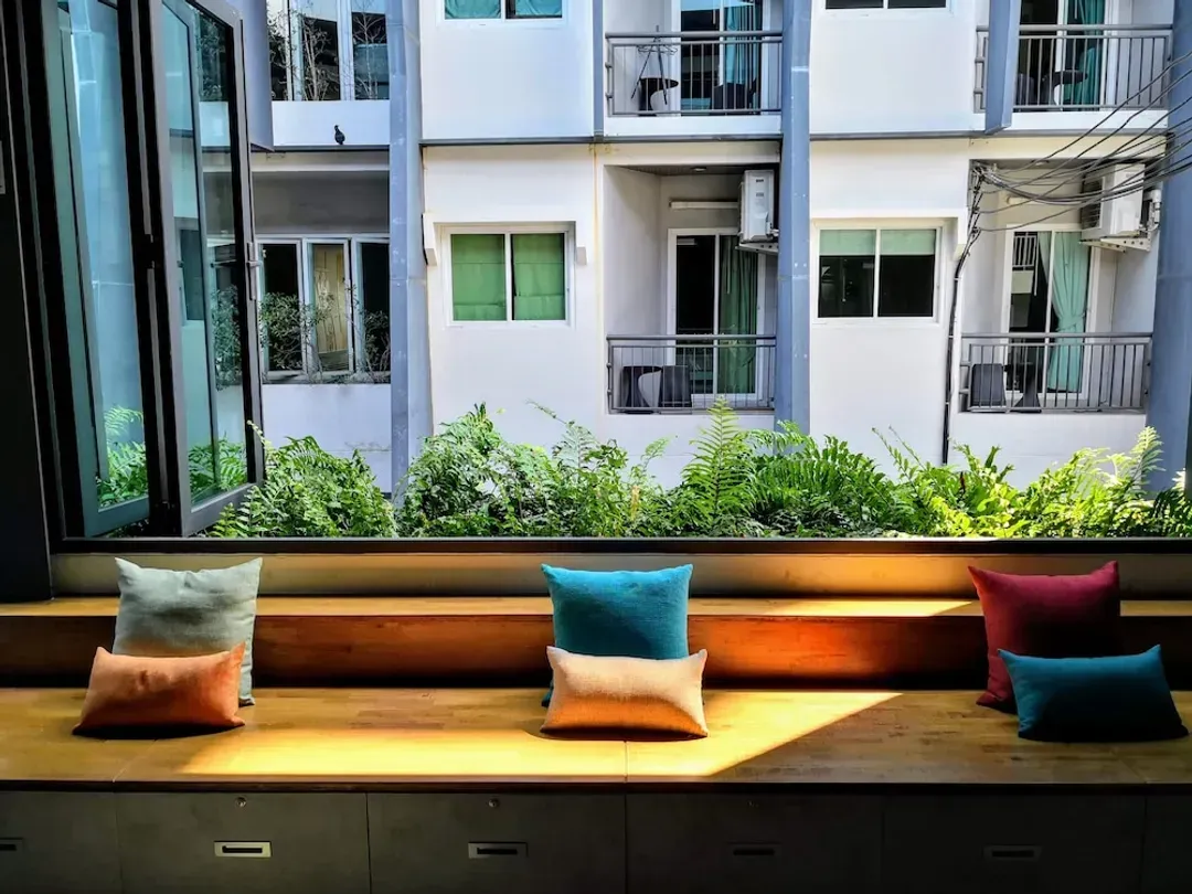 Lobby sitting area