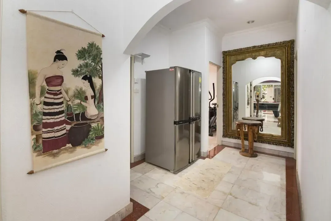 Interior entrance