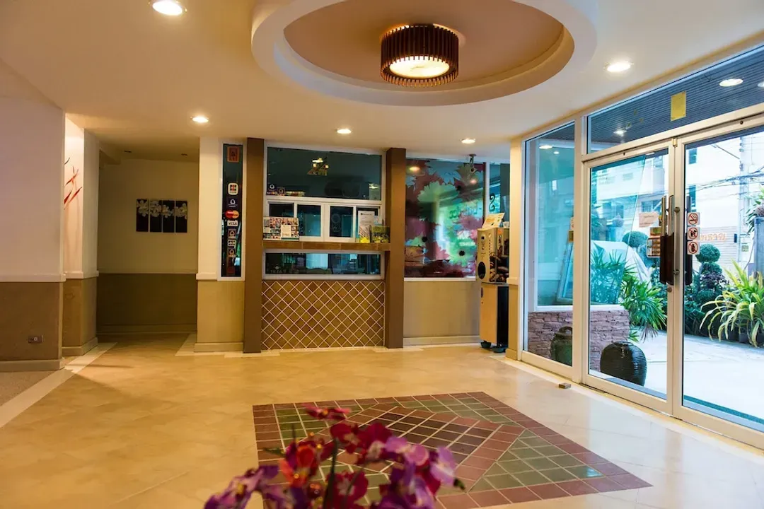 Interior entrance