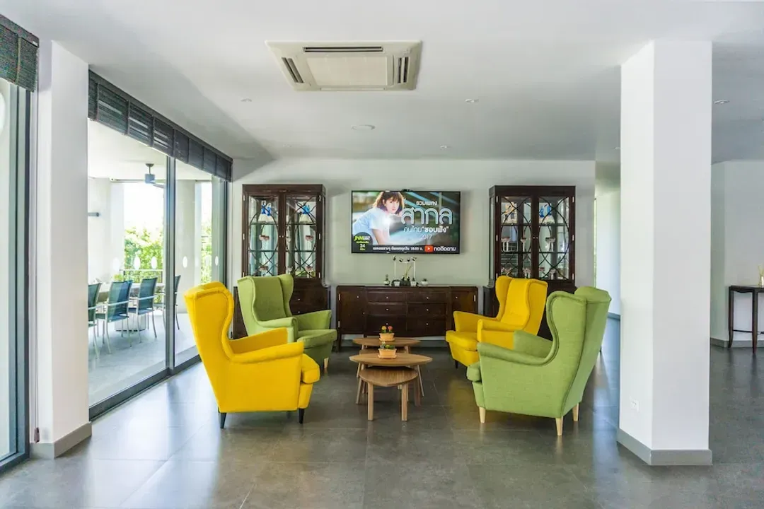 Lobby sitting area