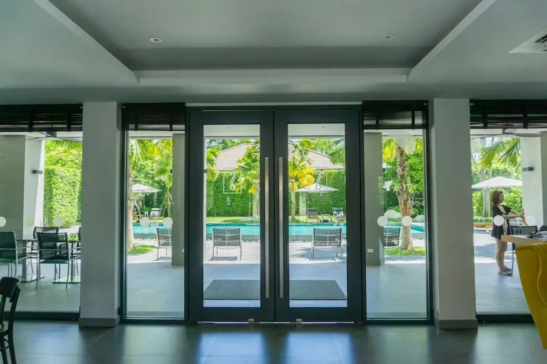 Interior entrance