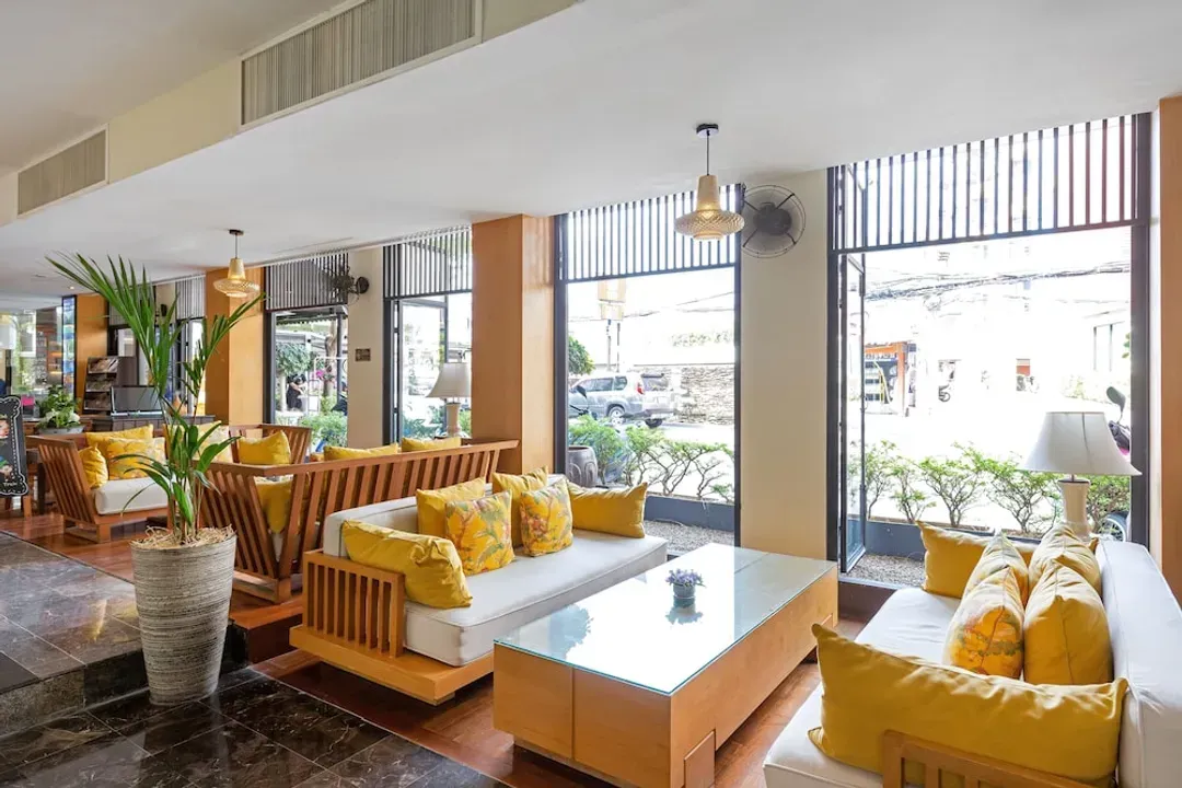 Lobby sitting area