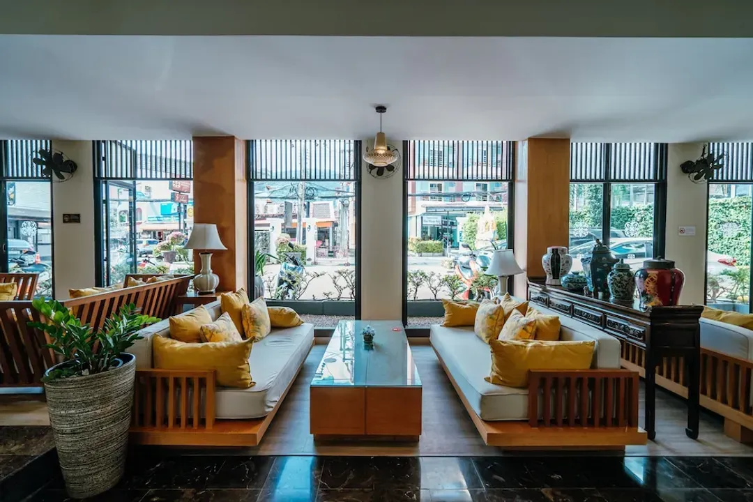 Lobby sitting area